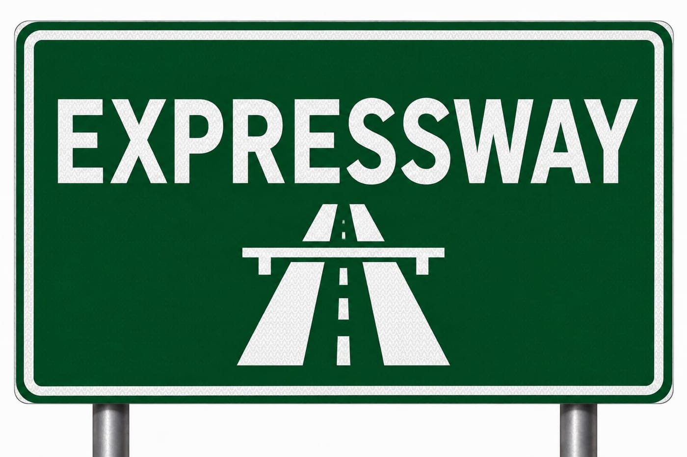 Expressway Sign Board &mdash; informatory road sign board