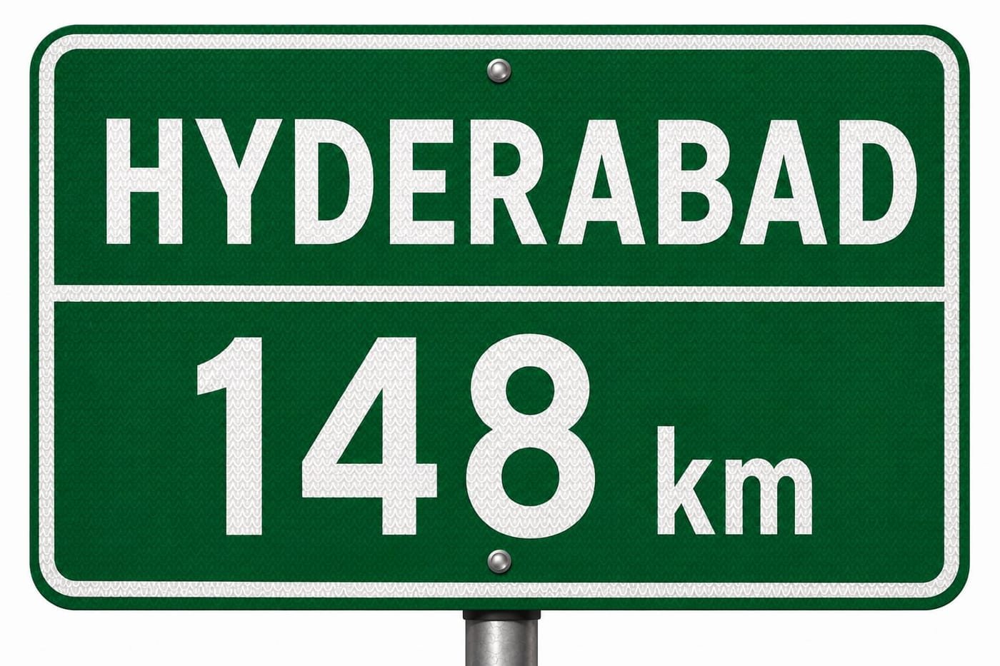 Kilometer Sign Board &mdash; informatory road sign board